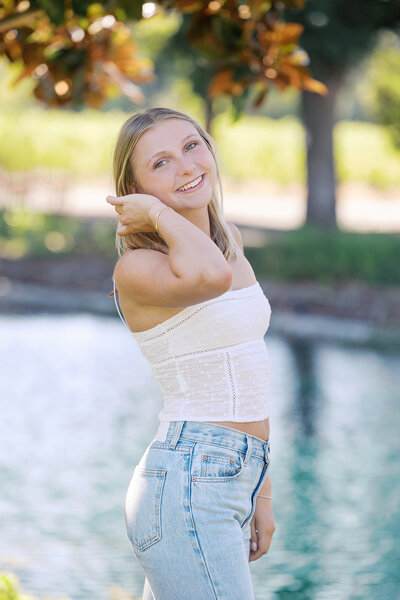 High school senior portrait
