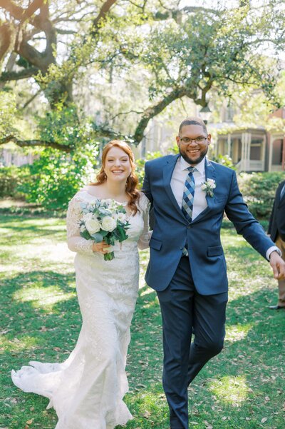 Avery + Marcus's elopement at Forsyth Park in Savannah