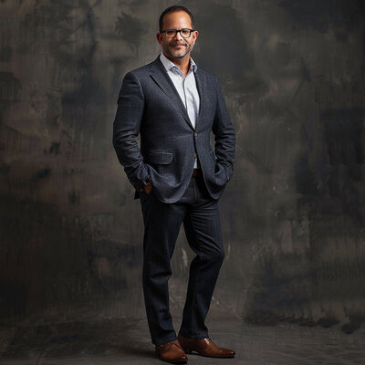 Young business professional headshot session in New Jersey studio by Alex Kaplan.
