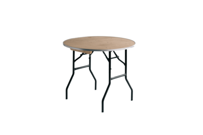 A mini folding round table.