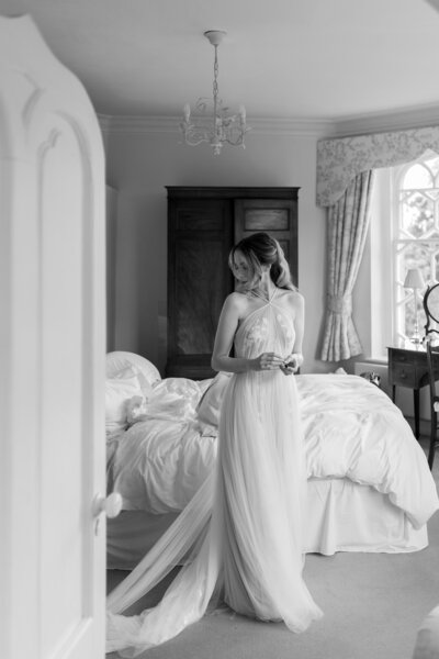 Bridal portrait at Frampton Court Estate, Gloucestershire