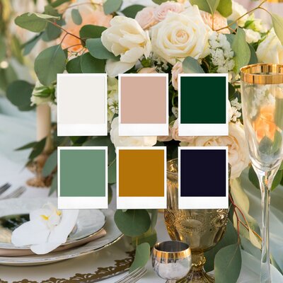 Wedding color palette | Lantern & Lace