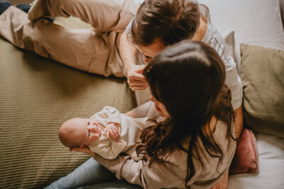 newborn photoshoot at home