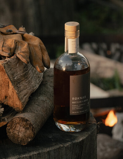 Far North Spirits - Roknar Bottled in Bond photographed by Gretchen Reese, The Wine & Whiskey Photographer