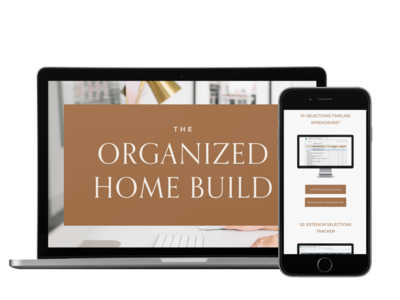 home build spreadsheet templates