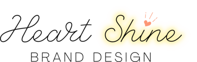 Heart Shine Brand Design Logo