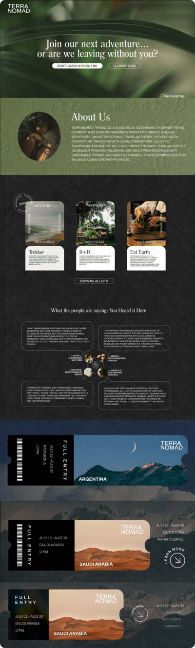 Travel Tickets to Argentina and Saudi Arabia