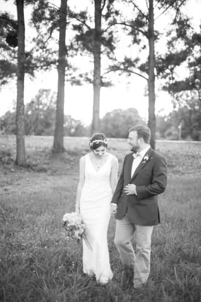 Ramsey and husband on wedding day