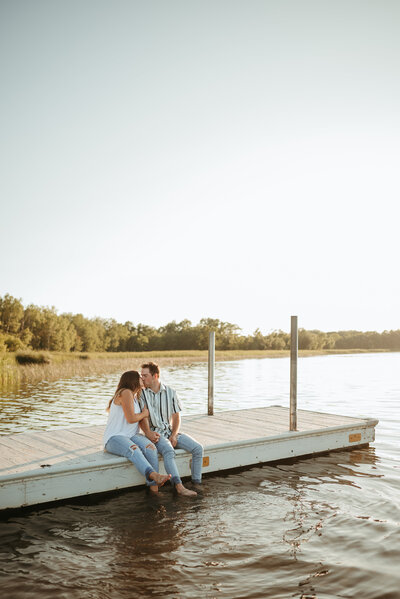 Minnesota Beach Romantic Couples Session