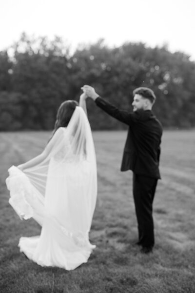 Photo of Bride and Bridesmaids By Courtney Rudicel, a wedding photographer in South Bend