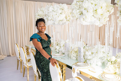 As the longest standing member of the team and now our Event Manager, Dayo has always been a selfless being. She has seen the growth of the company and is always looking for ways for us to keep innovating ourselves and our brand. Dayo is usually on the forefront with our clients on the wedding day to oversee the assigned team working the event, manage the vendors executing on the day and just make sure everything on the front end is working great.