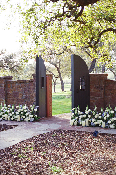 entrance to The Grove at Ma Maison Wedding venue
