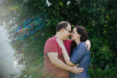 Cute Couple celebrating their Proposal