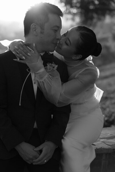 Ocean view wedding at Catalina View Gardens in Palos Verdes, California - 32