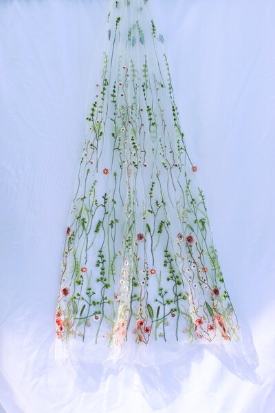 floral veil