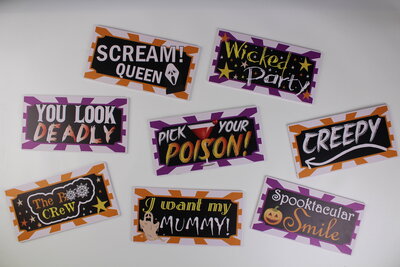 Halloween photo booth props