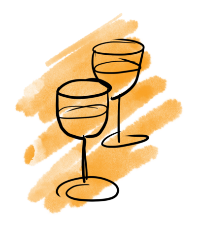 Wine Glasses Illustration