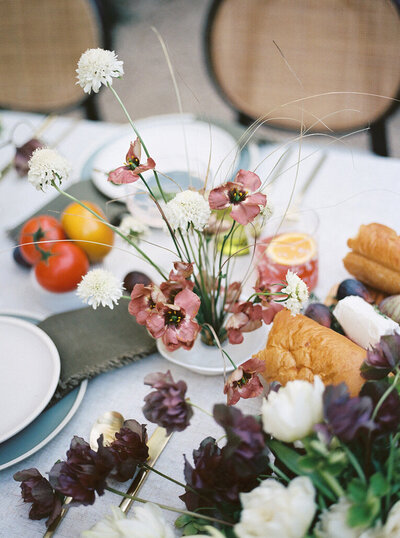 intimate luxury garden tablescape etienne estate