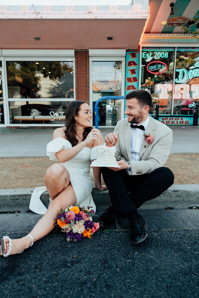 Las Vegas Elopement Night photos