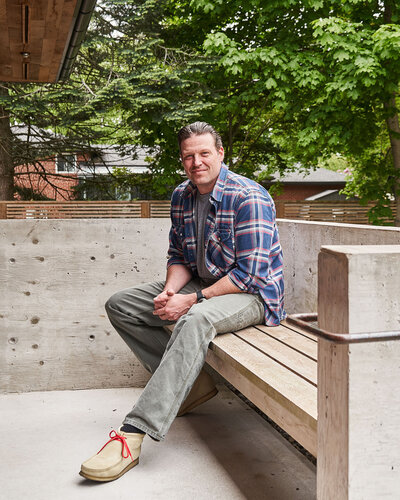 Photo of MacInnis Construction founder, Neill MacInnis outdoors