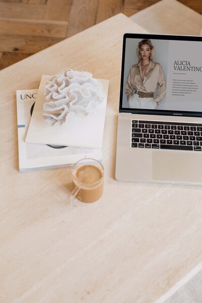 Custom Showit Website Design for Wedding Event Planner