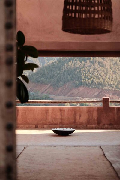 Marrokko landhuis tijdens buitenlandse bruiloft