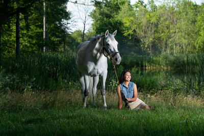 Senior Photos with Horse