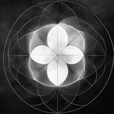 Sacred geometry pattern symbolising life transitions and cosmic alignment in Module Six of the Timing is Everything course by Lidia Ranieri
