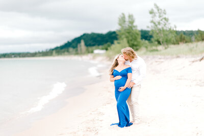 beach dune family in glen arbor michigan