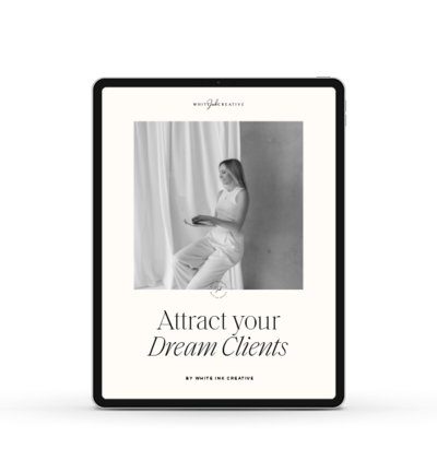 Branding, website and logo design by White Ink Creative.