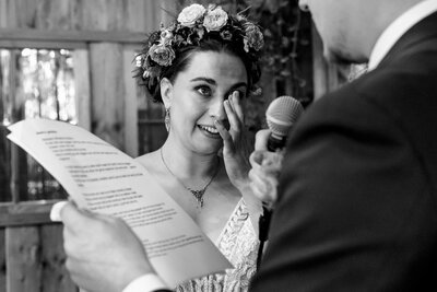 Echte emoties bruidsfotograaf
