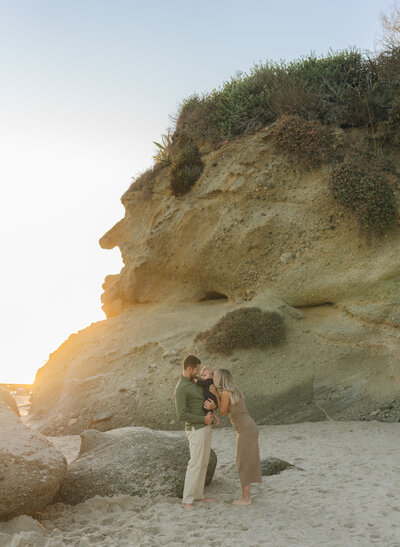 Orange County family photography session at Laguna Beach