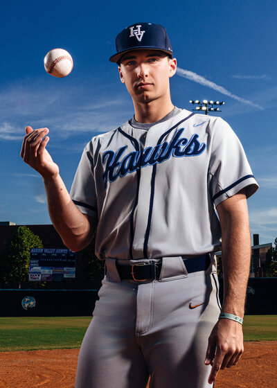 a travel baseball player in knoxville