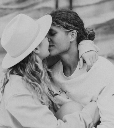 Newcastle beach  Engagement Photoshoot