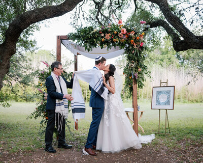 Jewish wedding ceremony planned by Bianca Nichole and Co