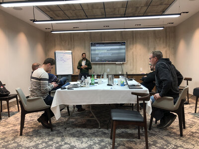 Leadership team participating in the High-Performance Program training session