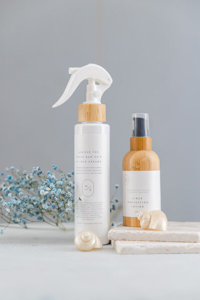 two cleaning products
