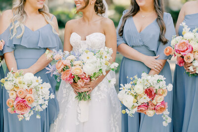 Sea Island Wedding Photographer Spring wedding brides bouquet