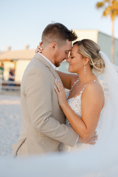 Gulfport Florida wedding couple with wedding coordinated by Day of Details