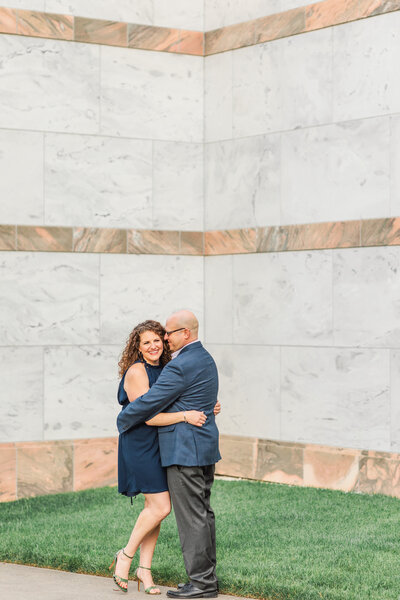 Couple during their engagement session taken by a Wedding Photographer in Atlanta
