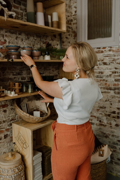 Marith met de camera voor spontane fotoshoots