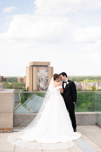 notre dame stadium wedding