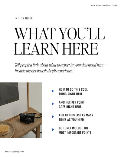What You'll Learn