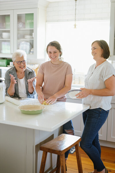 Baking - 3 generations 