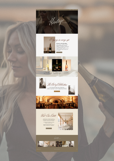 Heritage Blanc Website Framework