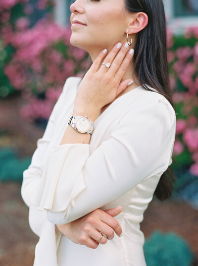 engagement session in spring