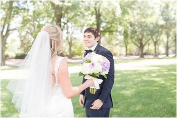 Furman University first look groom