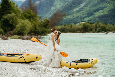 Soča River Elopement Slovenia