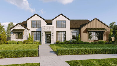 Colleyville, TX luxury floor plan with 4390 sq ft