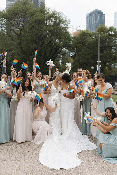 bridal party portraits